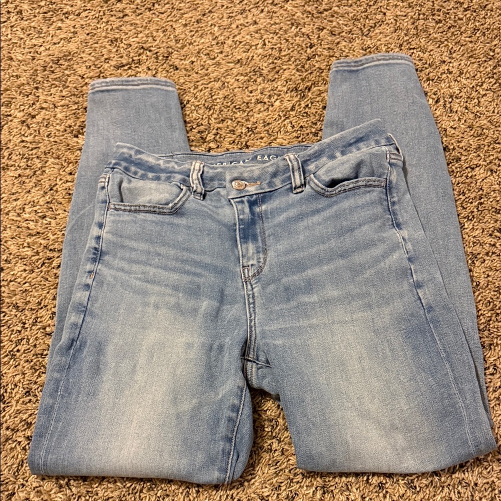 American Eagle Outfitters Sky Blue Skinny Jeans